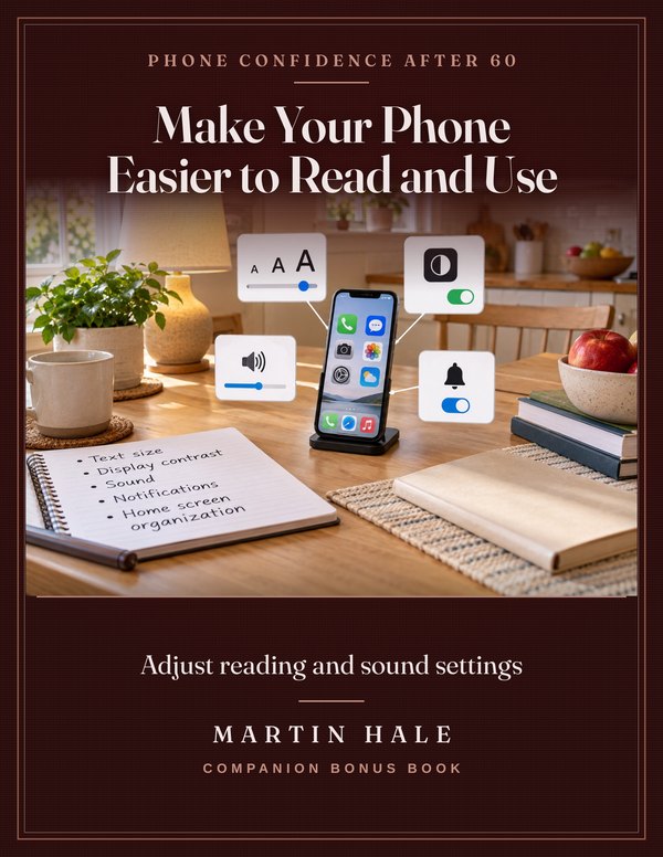 Make Your Phone Easier to Read and Use bonus book cover
